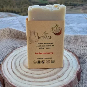 Jabón Artesanal de Leche de Burra – Nutritivo (100 g)