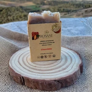 Jabón Artesanal de Chocolate – Antioxidante (100 g)