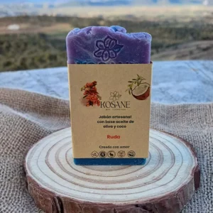 Jabón Artesanal de Ruda – Energético (100 g)